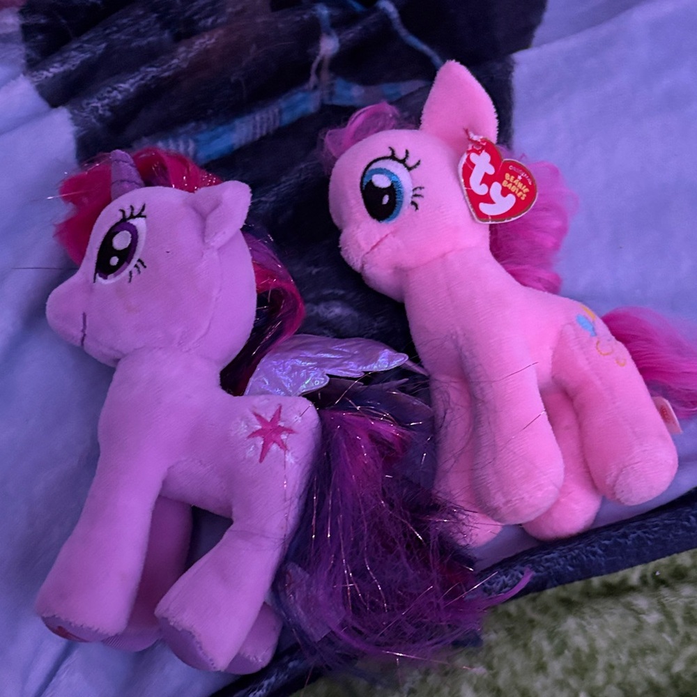 My Little Pony Ty Beanie Babies (Twilight Sparkle & Pinkie Pie)
